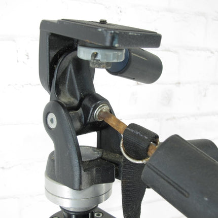 Manfrotto 3221 Aluminum Leg Tripod with 3029 Head Combination 3228A with Strap - ZeereeZ