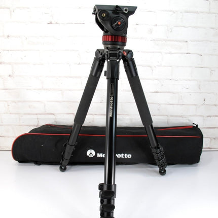 Manfrotto MVT535AQ Aluminum Tripod Legs w/ MVH 502AH Head - ZeereeZ