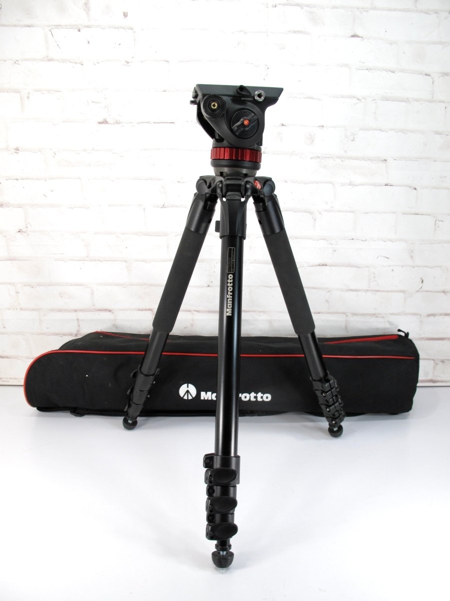 Manfrotto MVT535AQ Aluminum Tripod Legs w/ MVH 502AH Head - ZeereeZ