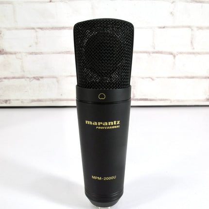 Marantz MPM - 2000U Professional Condenser Microphone w/ Shock Mount & Stand - ZeereeZ