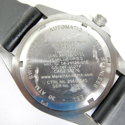 Marathon 8645 - 21 - 558 - 0133 41mm GSAR 300m Military Automatic Dive Watch - ZeereeZ