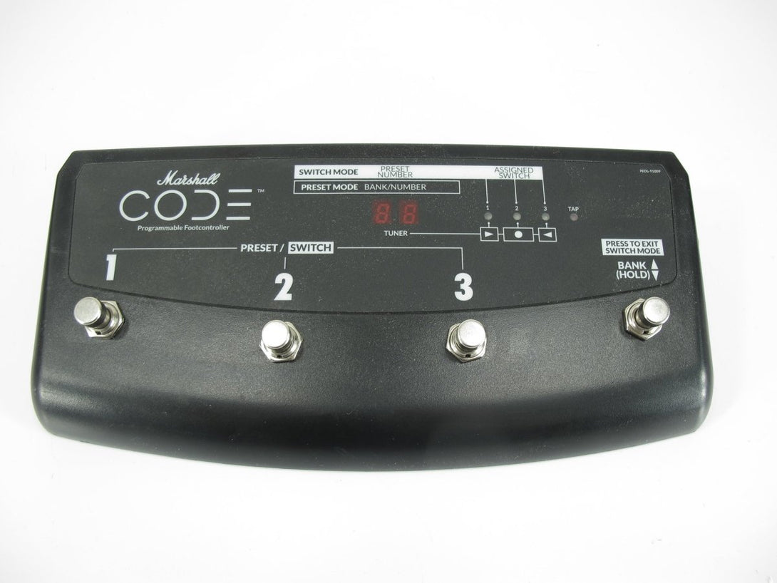 Marshall PEDL - 91009 Programmable Foot Switch For CODE Guitar Amplifier - ZeereeZ