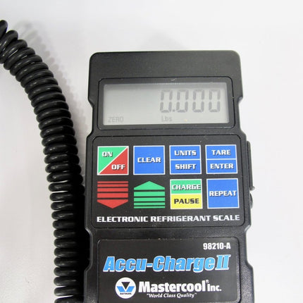 Mastercool 98210 - A Accu - Charge Programmable A/C AC Air Conditioner HVAC Refrigerant Scale - ZeereeZ