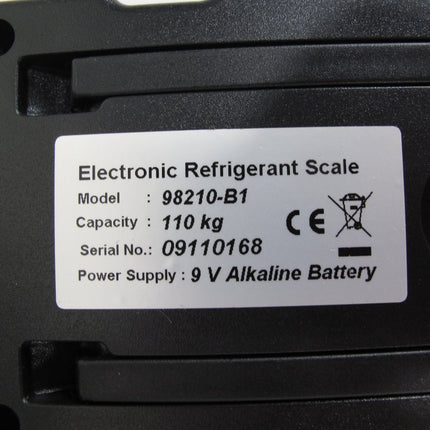 Mastercool 98210 - A Accu - Charge Programmable A/C AC Air Conditioner HVAC Refrigerant Scale - ZeereeZ
