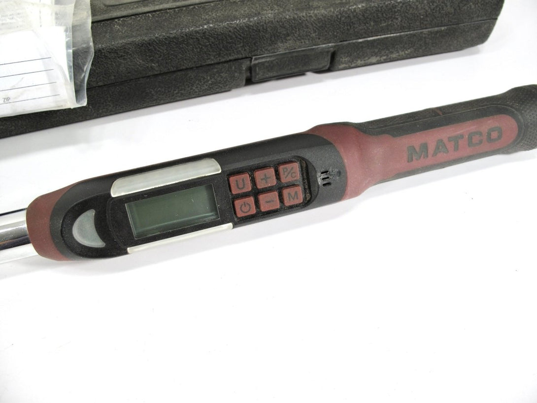 Matco ETWC300FKB 1/2” 15 - 300 Ft.lbs Sound and Light Up Torque Wrench - ZeereeZ