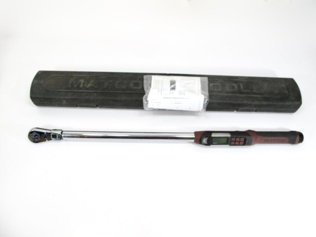 Matco ETWC300FKB 1/2” 15 - 300 Ft.lbs Sound and Light Up Torque Wrench - ZeereeZ
