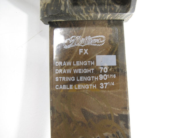 Matthews Solocam FX Right Handed Compound Hunting Bow - ZeereeZ