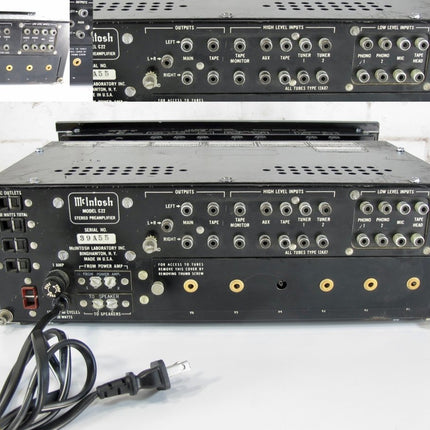 Mcintosh C22 Vintage Mid - Late 60s Stereo Vacuum Tube Preamplifier - ZeereeZ