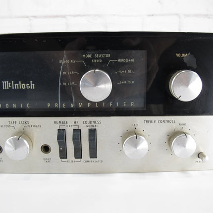 Mcintosh C22 Vintage Mid - Late 60s Stereo Vacuum Tube Preamplifier - ZeereeZ
