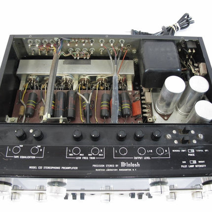 Mcintosh C22 Vintage Mid - Late 60s Stereo Vacuum Tube Preamplifier - ZeereeZ