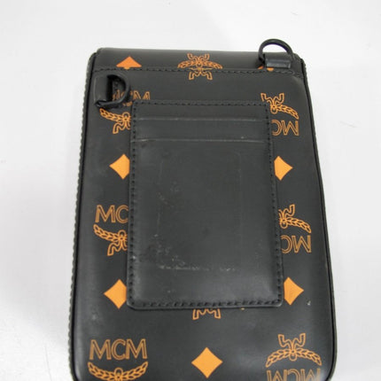 MCM MMRBASX04O9 Orange / Black Crossbody Leather Men's Bag - ZeereeZ