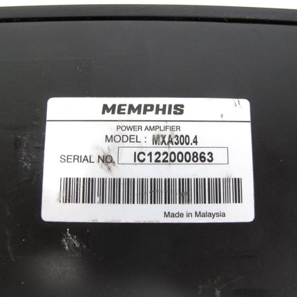 Memphis Audio MXA300.4 300 Watt RMS 4 - Channel Marine PowerSport Amplifier Amp - ZeereeZ