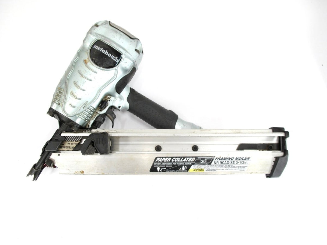 Metabo HPT 30 - Deg Paper Collated 3 - 1/2 in. Strip Framing Nailer NR90AD(S1) - ZeereeZ