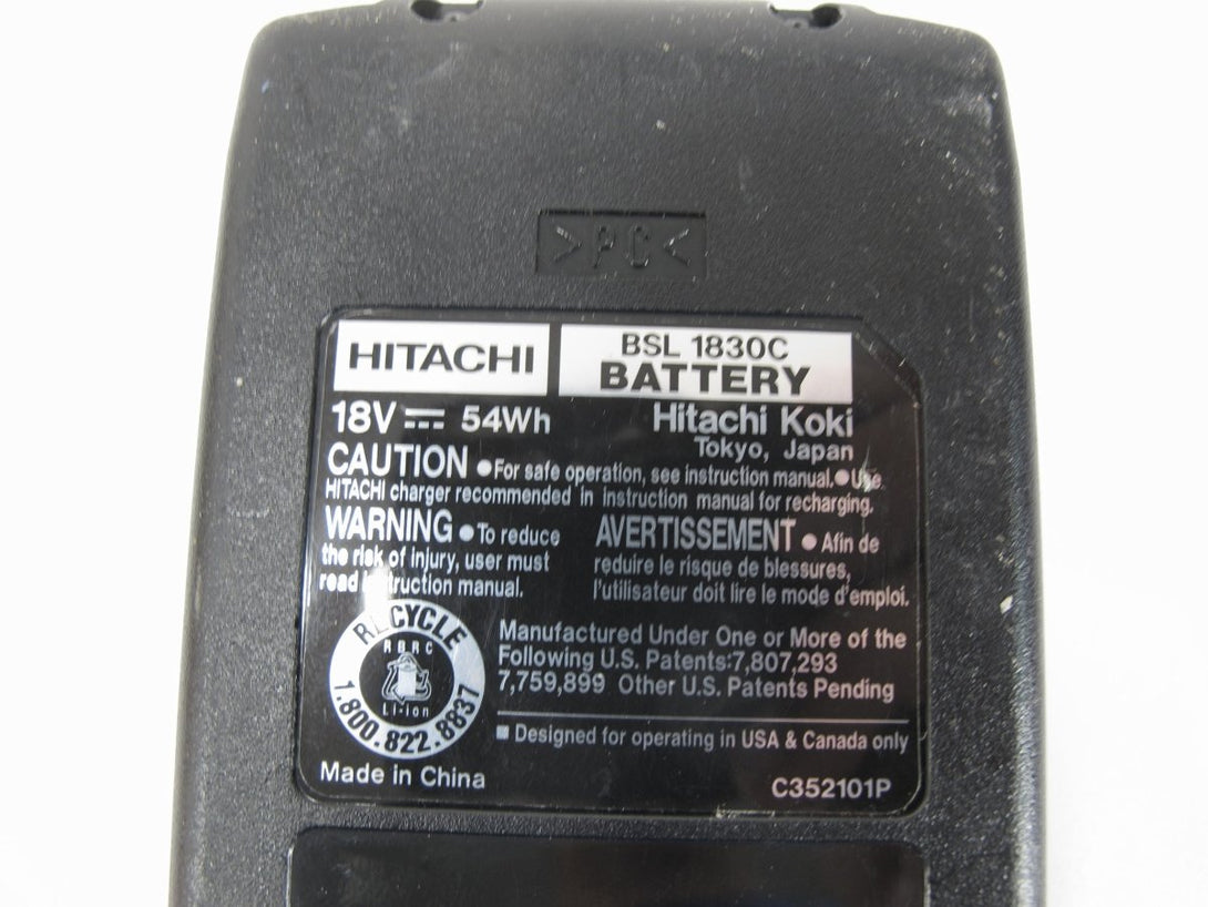 Metabo HPT Hitachi BSL 1830C 18V 3.0Ah Lithium - Ion Power Tool Battery - ZeereeZ