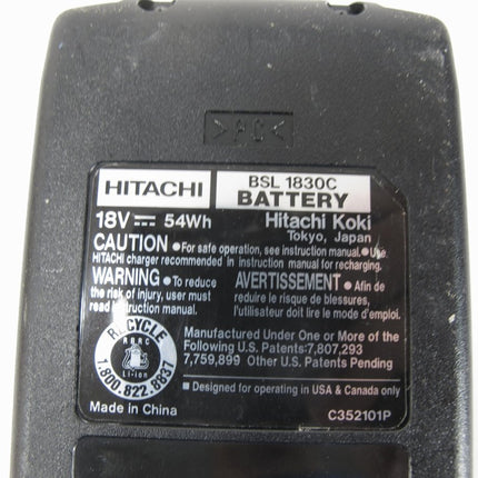 Metabo HPT Hitachi BSL 1830C 18V 3.0Ah Lithium - Ion Power Tool Battery - ZeereeZ