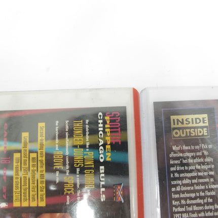 Michael Jordan 93 - 94 Inside Outside Fleer, 93 Skybox Face to Face, Pippen Beam Team Cards - ZeereeZ