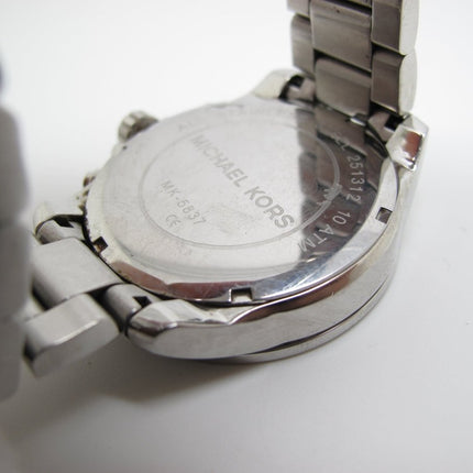 Michael Kors Wren Chronograph Rose Dial Stainless Steel Ladies Watch MK - 5837 - ZeereeZ