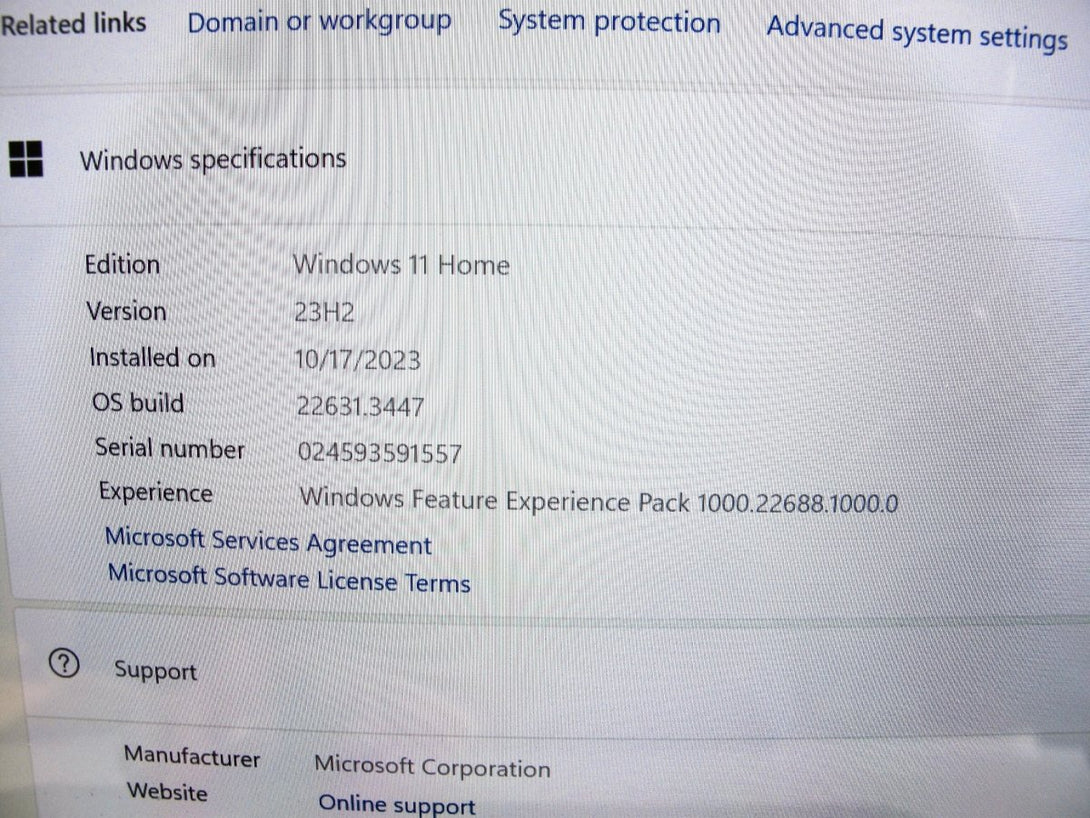 Microsoft Surface 2 1769 13.5" i7 - 8650U 1.90 8GB RAM 256GB SSD Win 11 - ZeereeZ