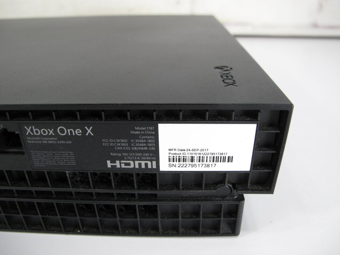 Microsoft Xbox One X 1TB Video Game Console Model 1787 - ZeereeZ