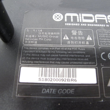 Midas L6 Legend 6 - Slot Powered 500 Series Audio Dynamics Module Housing - ZeereeZ