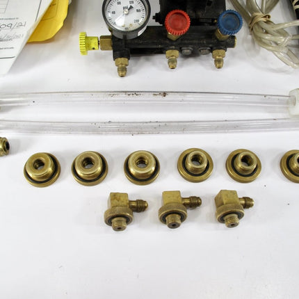 Midwest Instrument 845 - 5 Backflow Preventer Test Kit w/ Valves Calibrated 2021 - ZeereeZ