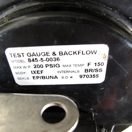 Midwest Instrument 845 - 5 Backflow Preventer Test Kit w/ Valves Calibrated 2021 - ZeereeZ