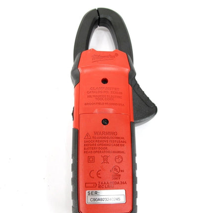 Milwaukee 2235 - 20 400 Amp Clamp Meter CAT III 600V AC/DC True - RMS - ZeereeZ