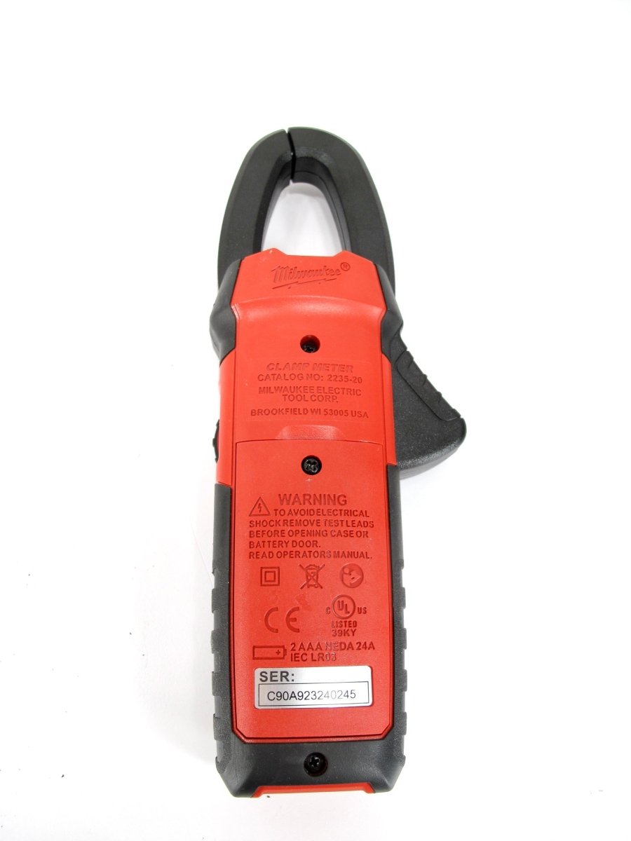 Milwaukee 2235 - 20 400 Amp Clamp Meter CAT III 600V AC/DC True - RMS - ZeereeZ