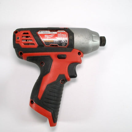 Milwaukee 2462 - 20 M12 12 - Volt Li - ion 1/4" Hex Impact Driver Tool Only - ZeereeZ