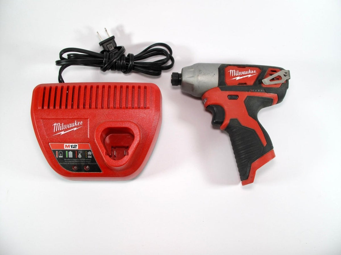Milwaukee 2462 - 20 M12 12 - Volt Li - ion 1/4" Hex Impact Driver Tool Only - ZeereeZ