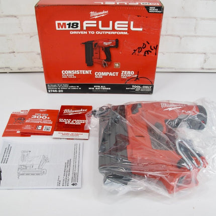 Milwaukee 2541 - 20 M12 FUEL 12V 18 Gauge Compact Brad Nailer Bare Tool - ZeereeZ