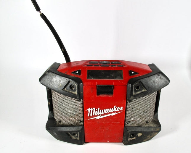 Milwaukee 2590 - 20 Job - Site Radio Speaker Cordless AM FM Aux Red/Black - ZeereeZ