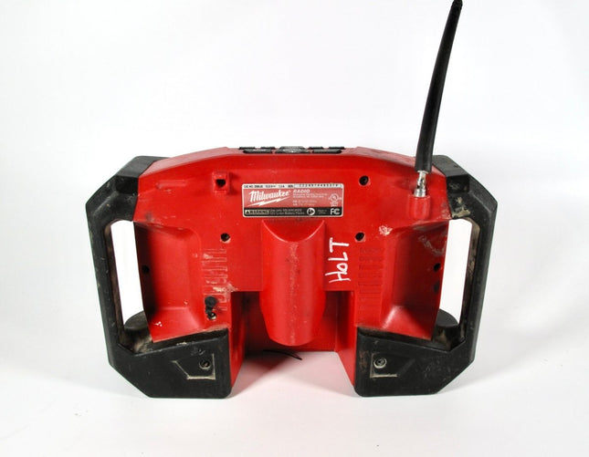 Milwaukee 2590 - 20 Job - Site Radio Speaker Cordless AM FM Aux Red/Black - ZeereeZ