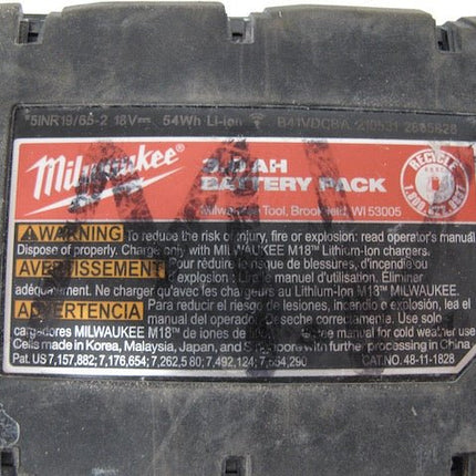 Milwaukee 48 - 11 - 1850 M18 18 - Volt Lithium - Ion XC Extended Battery Pack - ZeereeZ