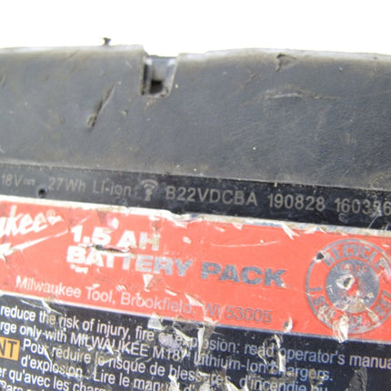 Milwaukee M18 Li - Ion 1.5 Ah 18V Rechargeable Battery - ZeereeZ