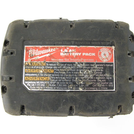 Milwaukee M18 Li - Ion 1.5 Ah 18V Rechargeable Battery - ZeereeZ