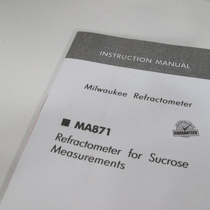 Milwaukee MA871 Digital Brix Refractometer Sucrose Measurement Device - ZeereeZ