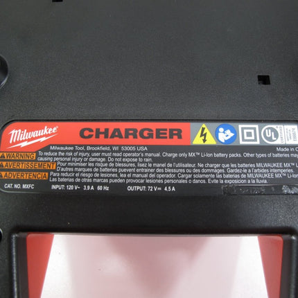 Milwaukee MXFC MX FUEL Lithium - Ion Battery Charger for CP203 XC406 - ZeereeZ