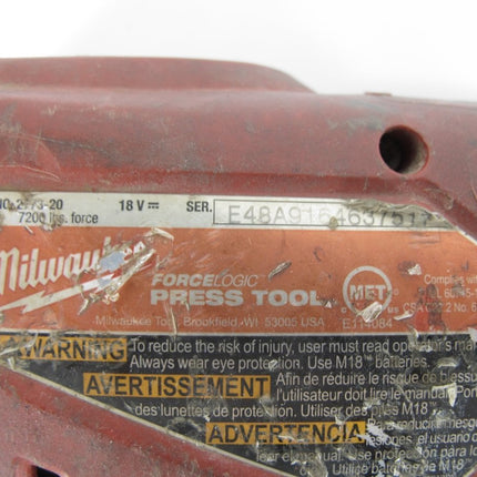 Milwaukee Tool 2773 - 20L M18 Force Logic Long Throw Press Crimp Tool - ZeereeZ