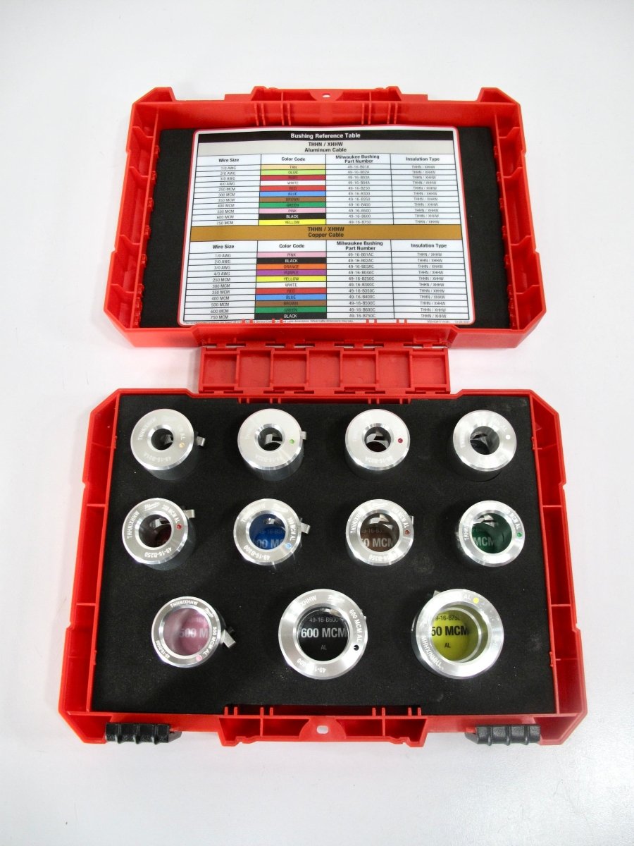 Milwaukee Tool 49 - 16 - BKITA 1/0 Awg - 750 Mcm Aluminum Thhn / Xhhw Bushing Kit - ZeereeZ