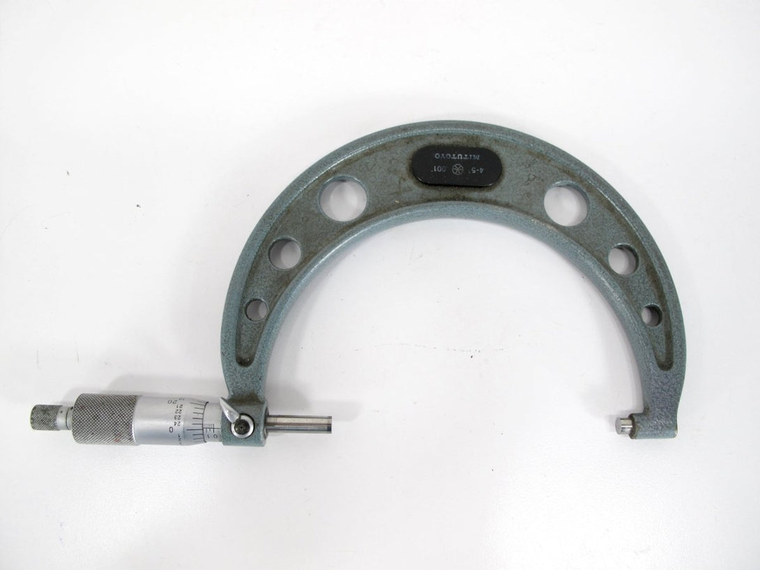 MITUTOYO 4 - 5" No.103 - 181A Outside Micrometer .001" - ZeereeZ