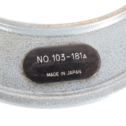 MITUTOYO 4 - 5" No.103 - 181A Outside Micrometer .001" - ZeereeZ