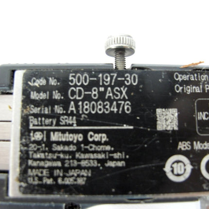 Mitutoyo CD - 8" ASX Absolute AOS Digimatic Digital Caliper 500 - 197 - ZeereeZ