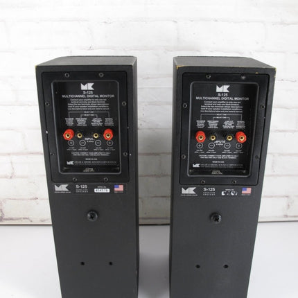 M&K Miller & Kreisel S - 125 Multi Channel Digital Monitors Two 3 Way Speakers - ZeereeZ