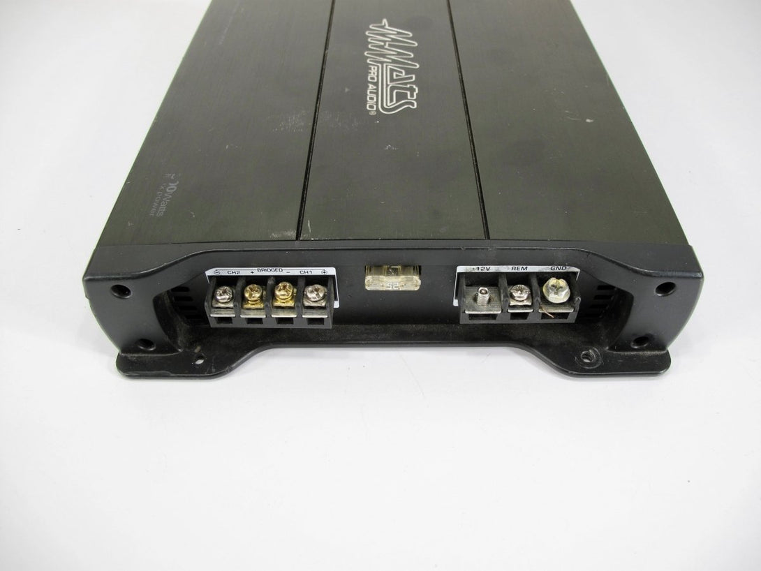 MMats E300.2 2 Channel 300 Watt Car Stereo Amplifier - ZeereeZ