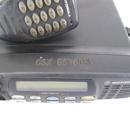 Motorola CDM1550 LS+ AAM25KKF9DP6AN VHF136 - 174MHz 25 - 40W 160CH Underdash Radio - ZeereeZ