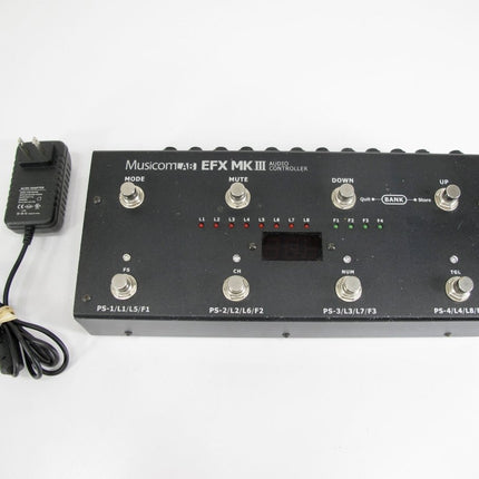 Musicom Lab EFX MK III 60 Bank Programmable Looper MIDI Guitar Control Pedal - ZeereeZ