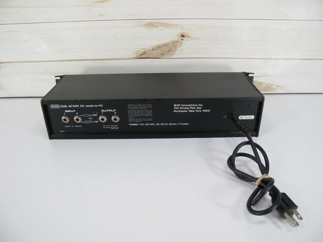 MXR 170 Dual Octave 2 Channel EQ Equalizer Vintage 80s - ZeereeZ
