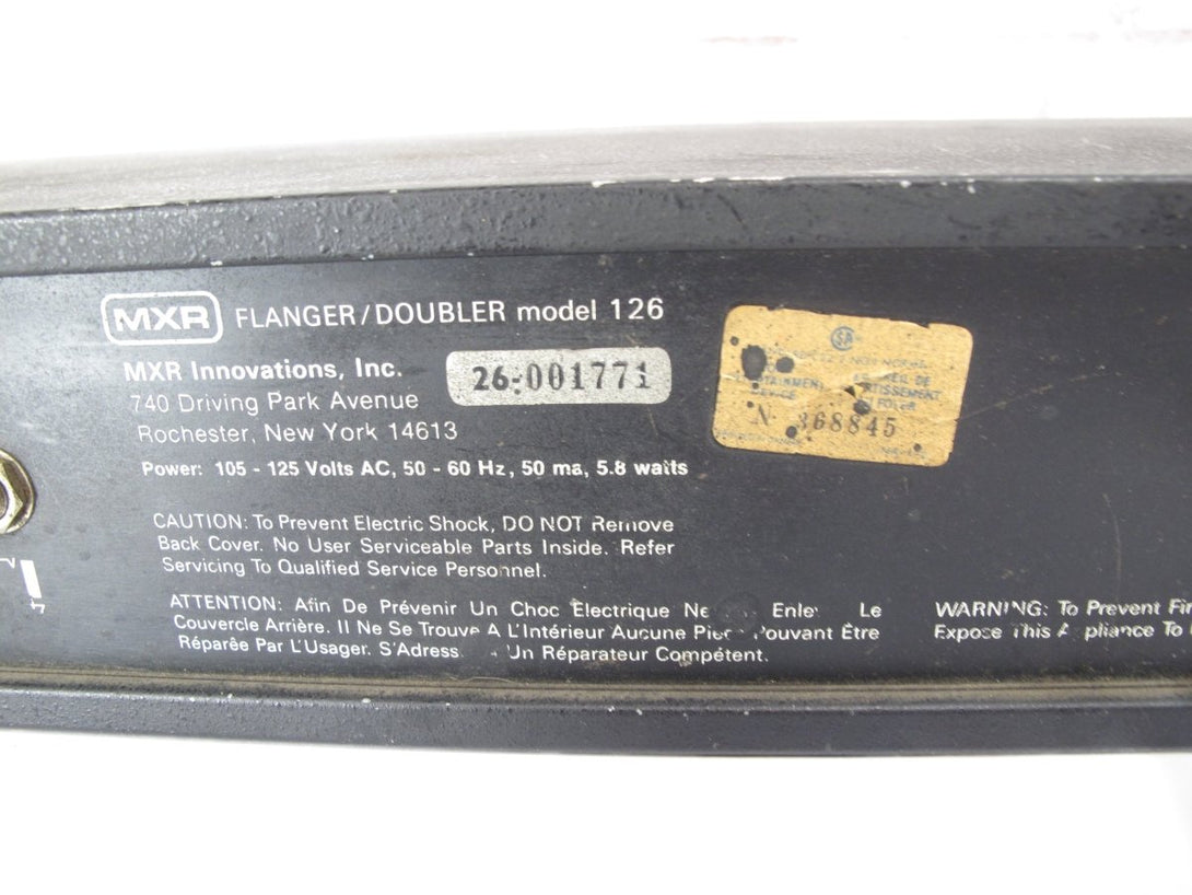 MXR MX - 126 1976 - 1979 Rare Vintage Rackmount Flanger / Doubler - Blue - ZeereeZ