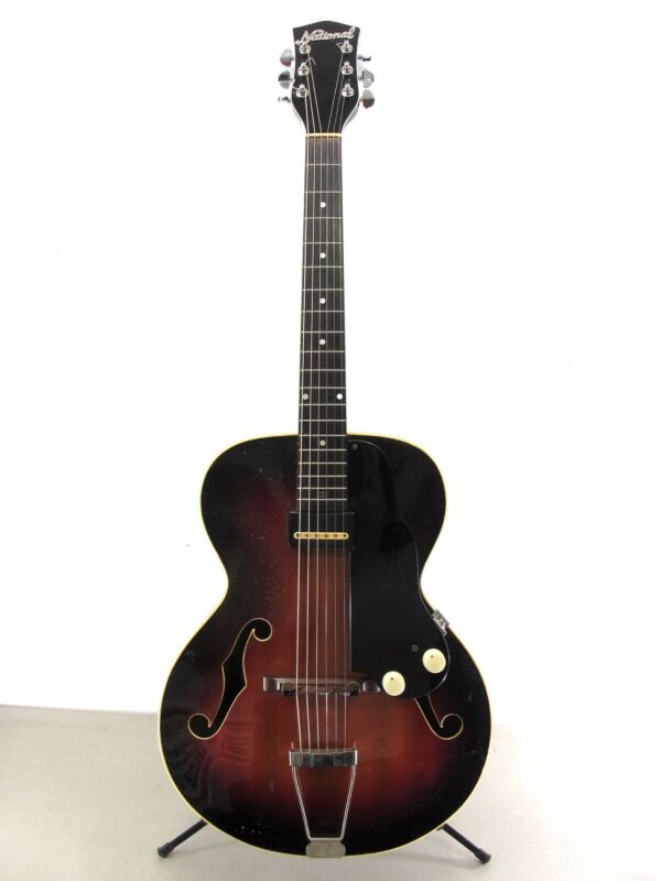 National 1125 Dynamic Archtop 1954 Hollwobody Sunburst Vintage Electric Guitar - ZeereeZ